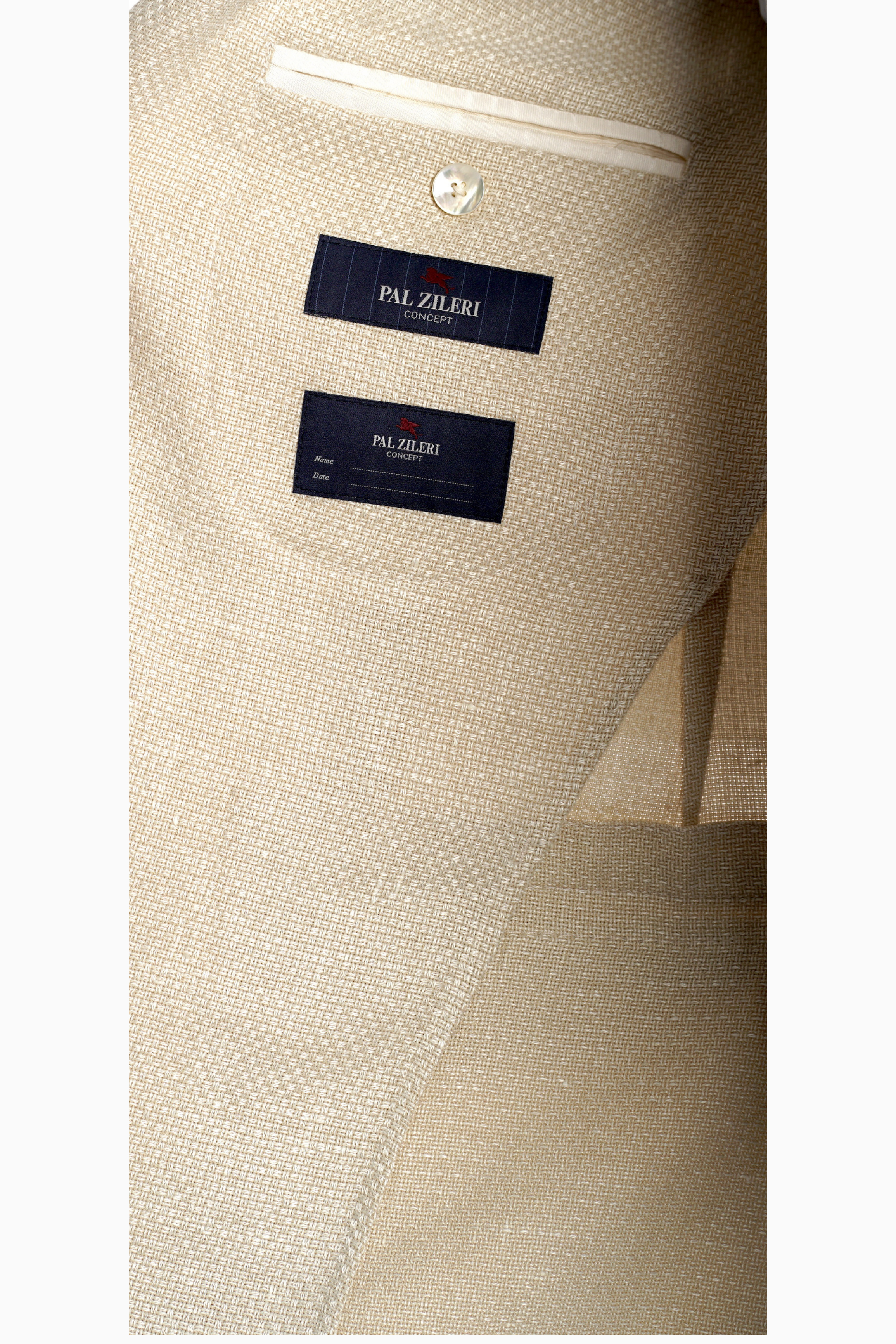 Pal Zileri Cream Summer Coat - Mastroianni Fashions