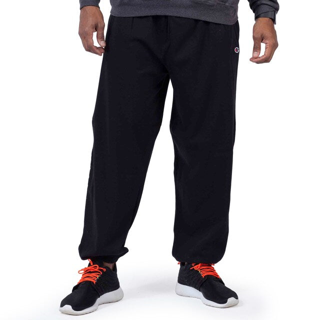 Champion Black Fleece Pant CH106 - Mastroianni Fashions