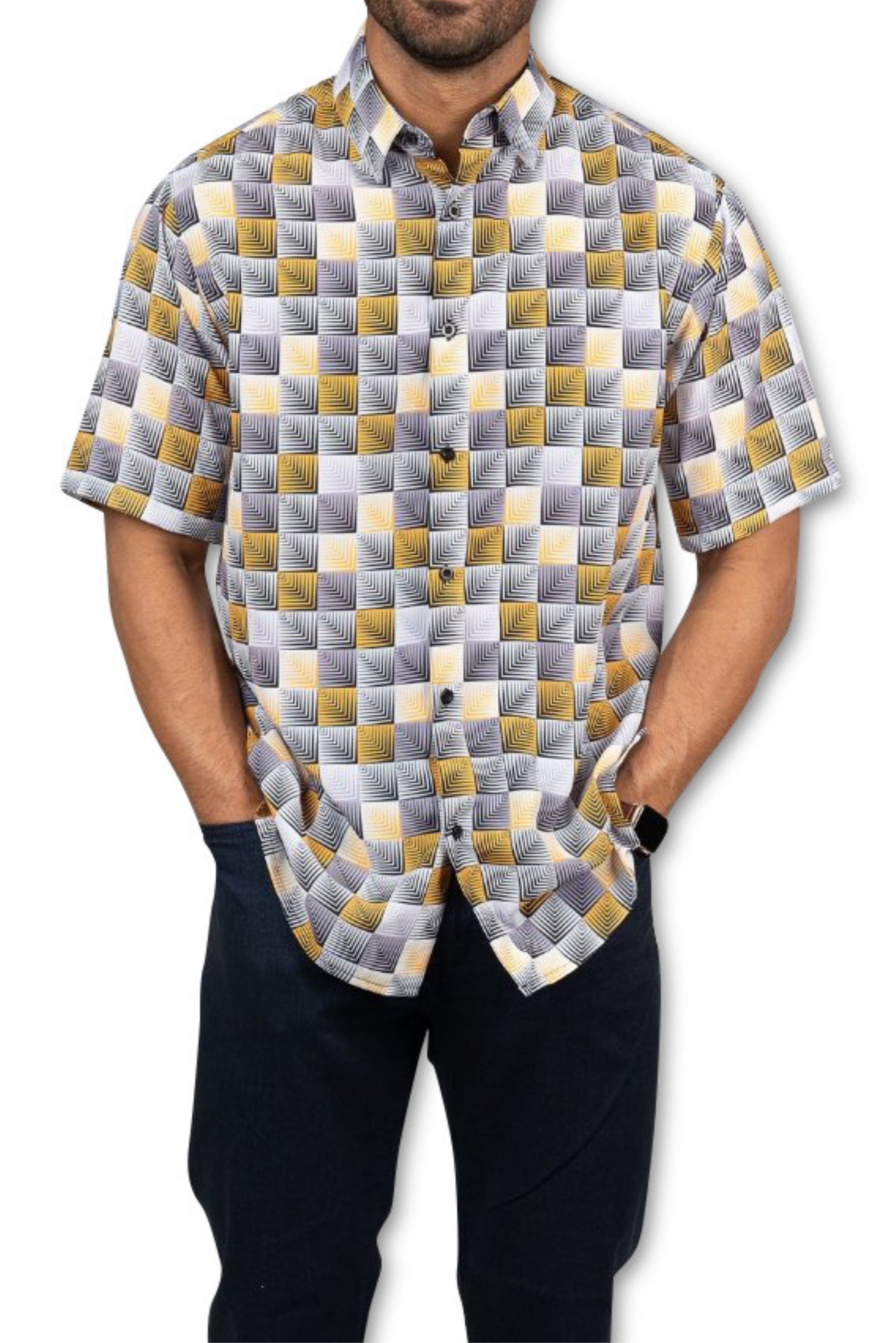 Bassiri Summer Plad Shirt - Mastroianni Fashions