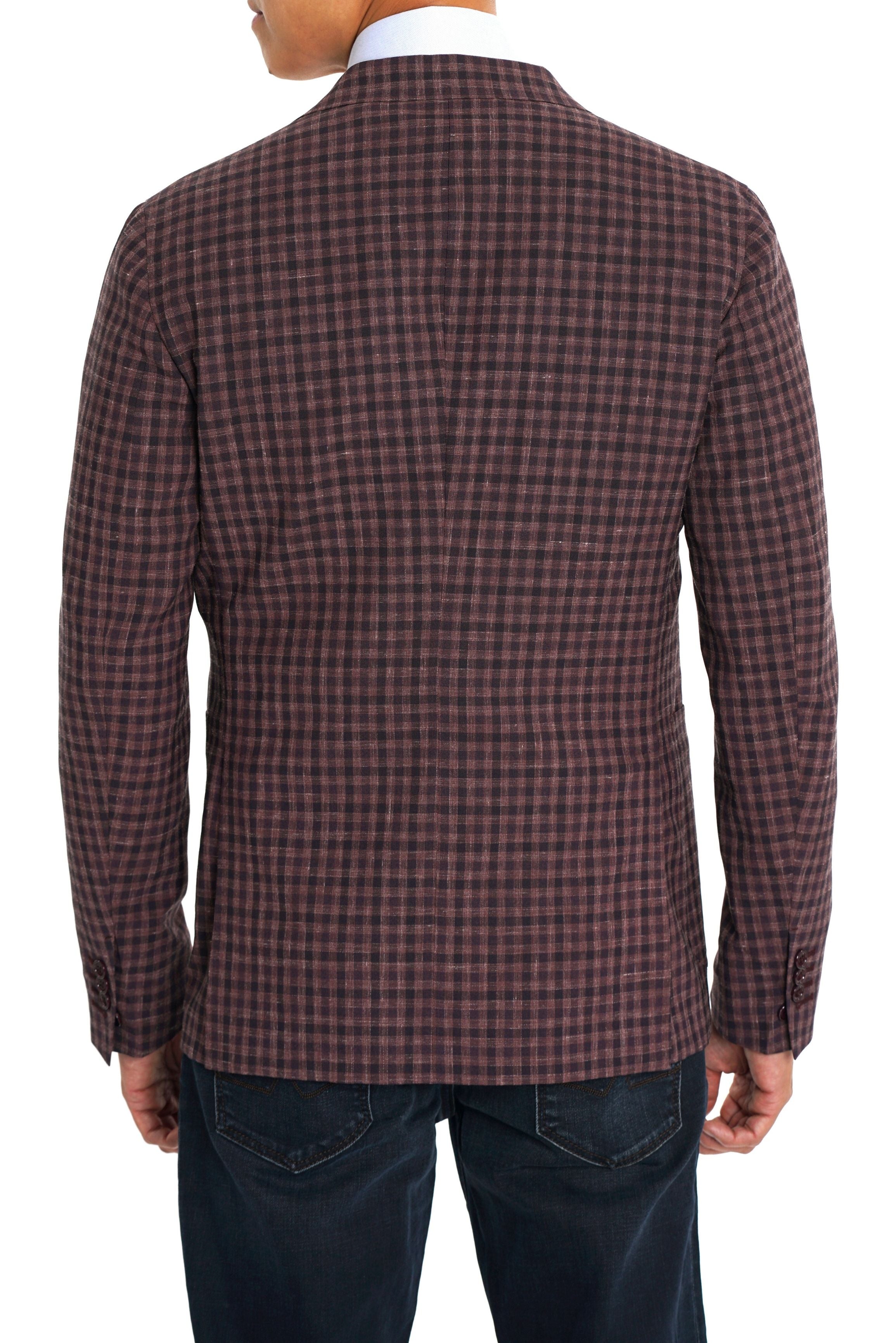 Pal Zileri Plaid Lightweight Jacket - Mastroianni Fashions