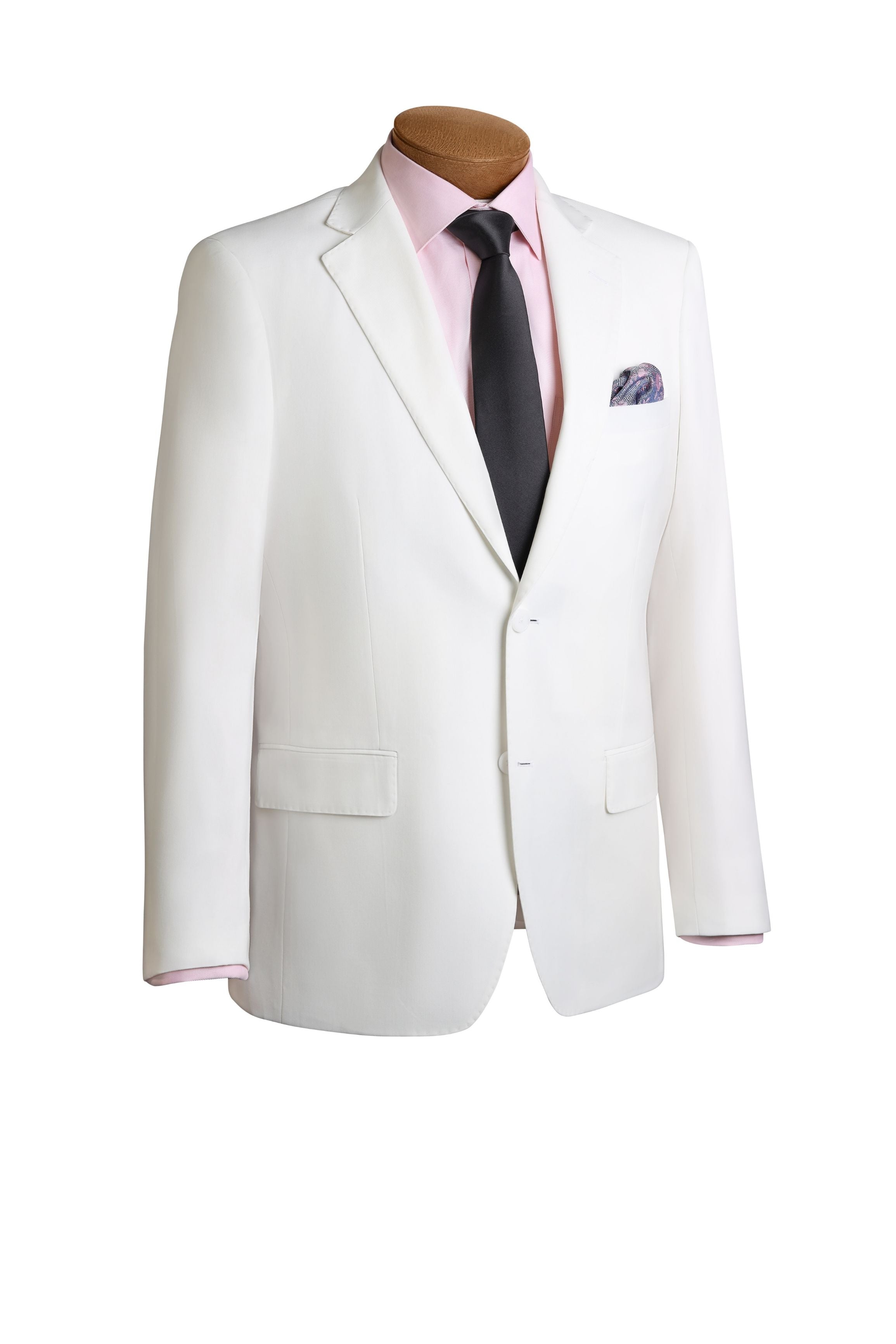 Lazarou White Modern Fit Suit - Mastroianni Fashions