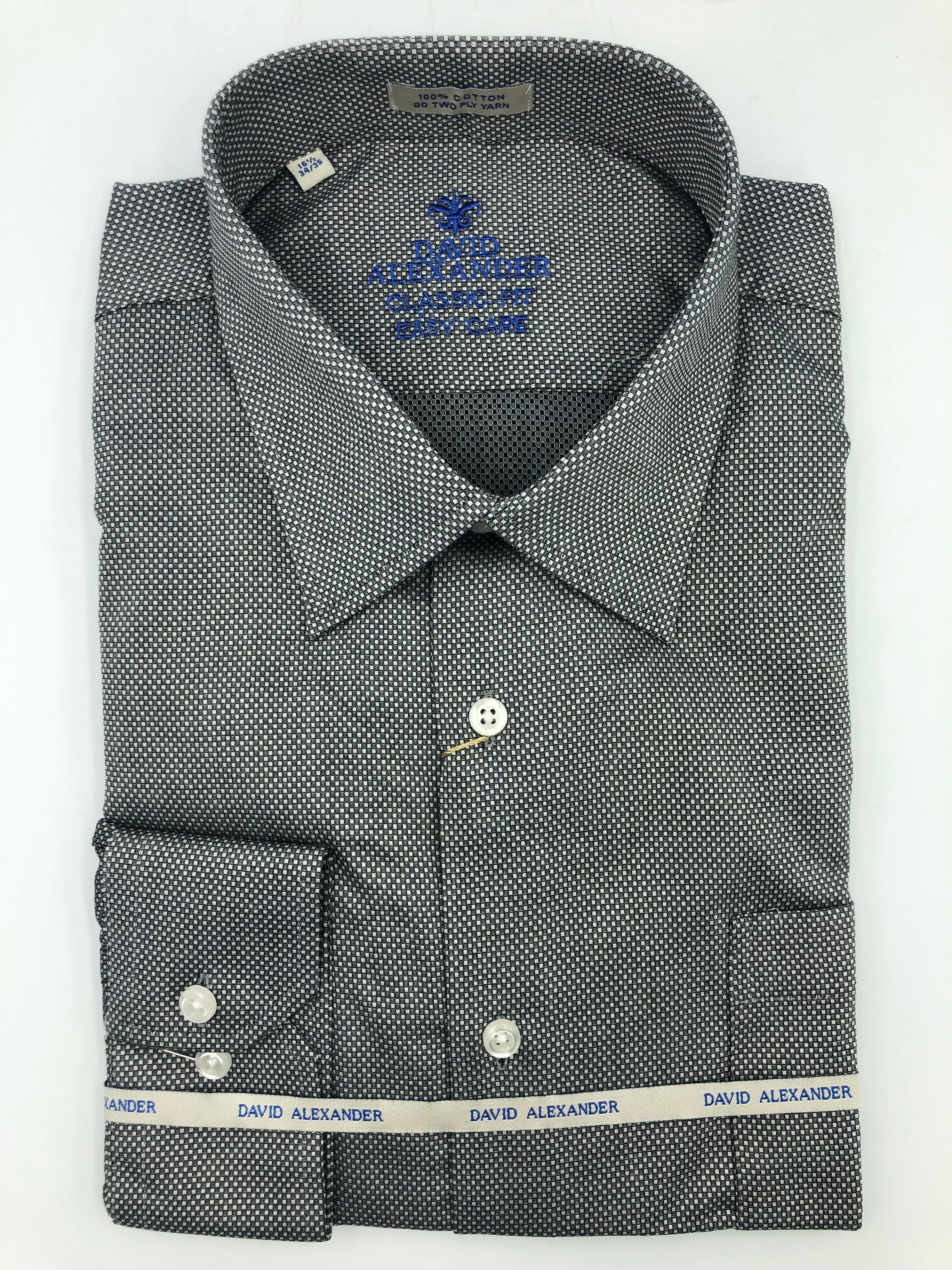 DAVID ALEXANDER 163-GREY/CHECK