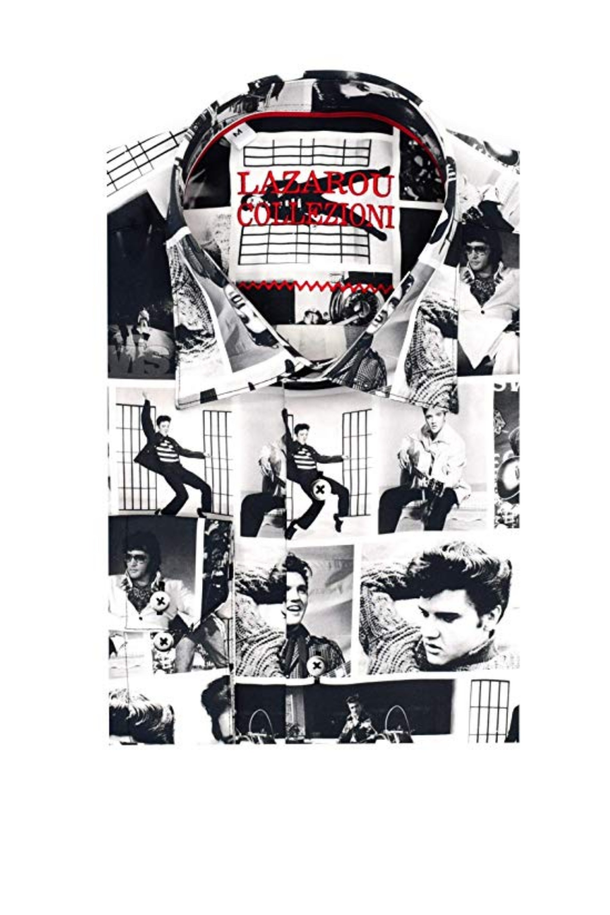 Elvis Black & White Shirt - Mastroianni Fashions