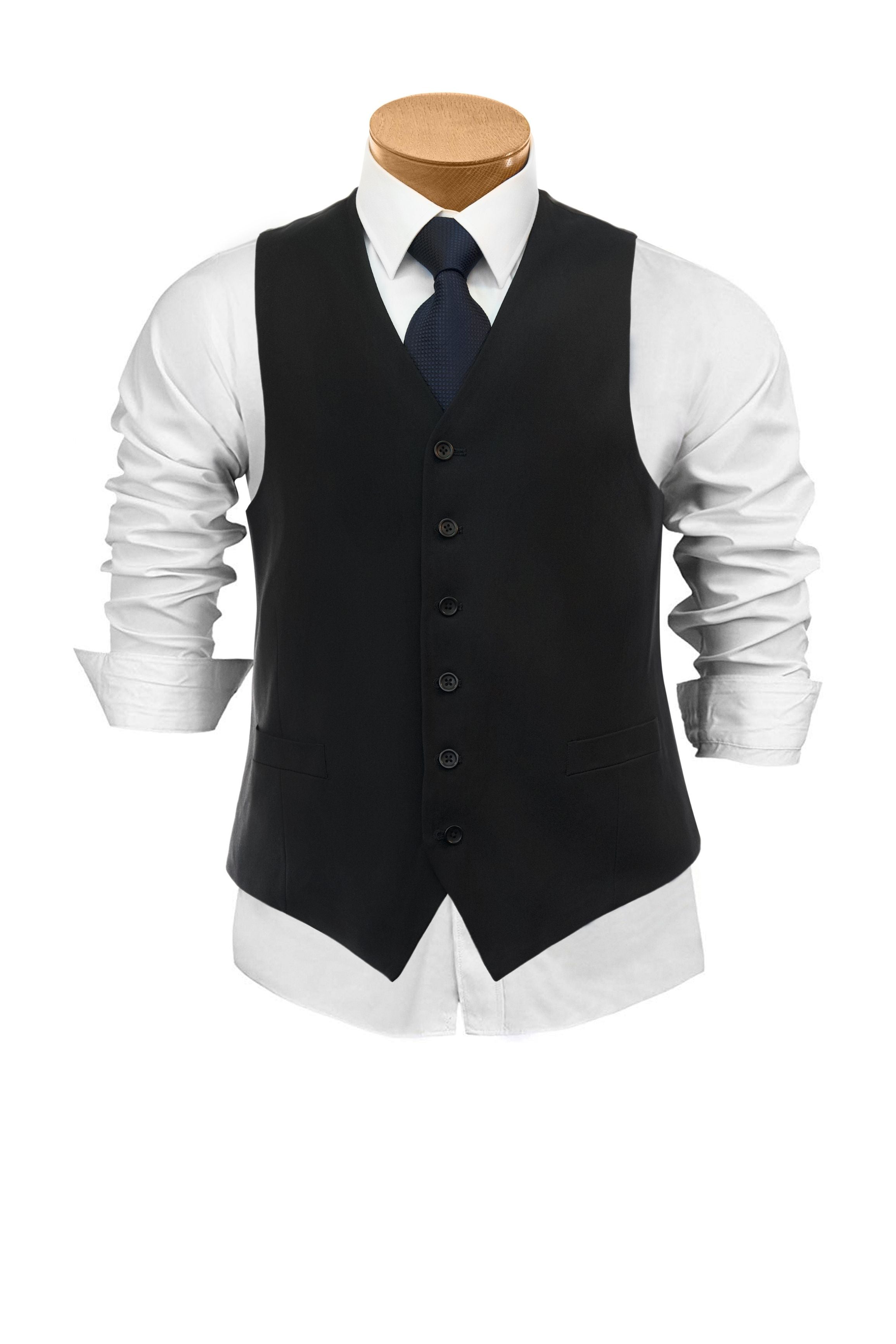 Lazarou Collezioni VEST Black - Mastroianni Fashions