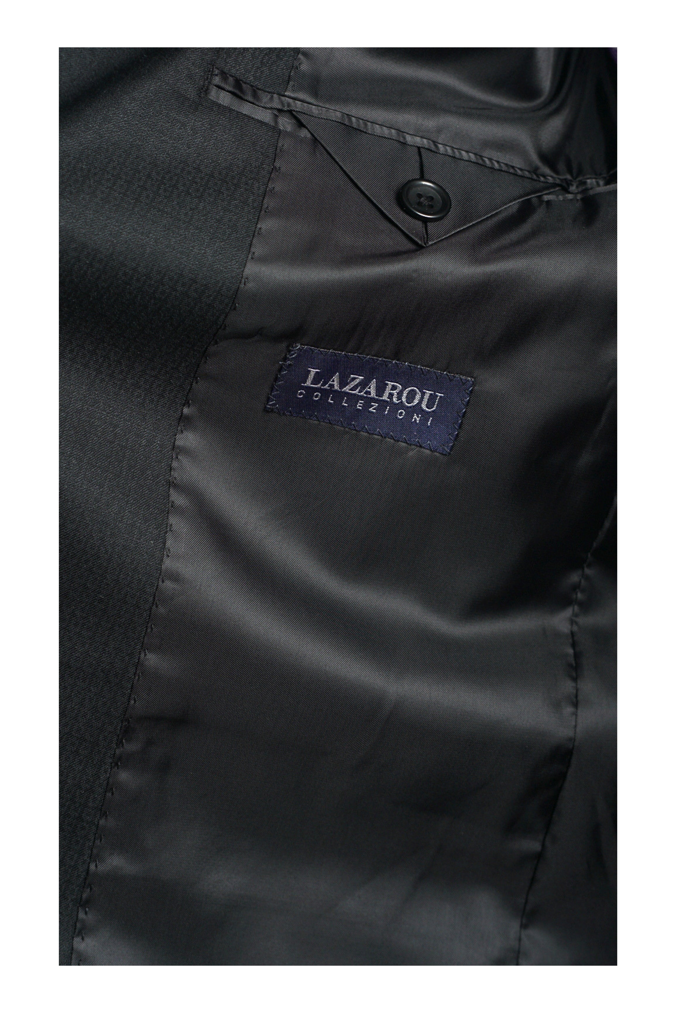 Lazarou Slim Fit Black Suit - Mastroianni Fashions
