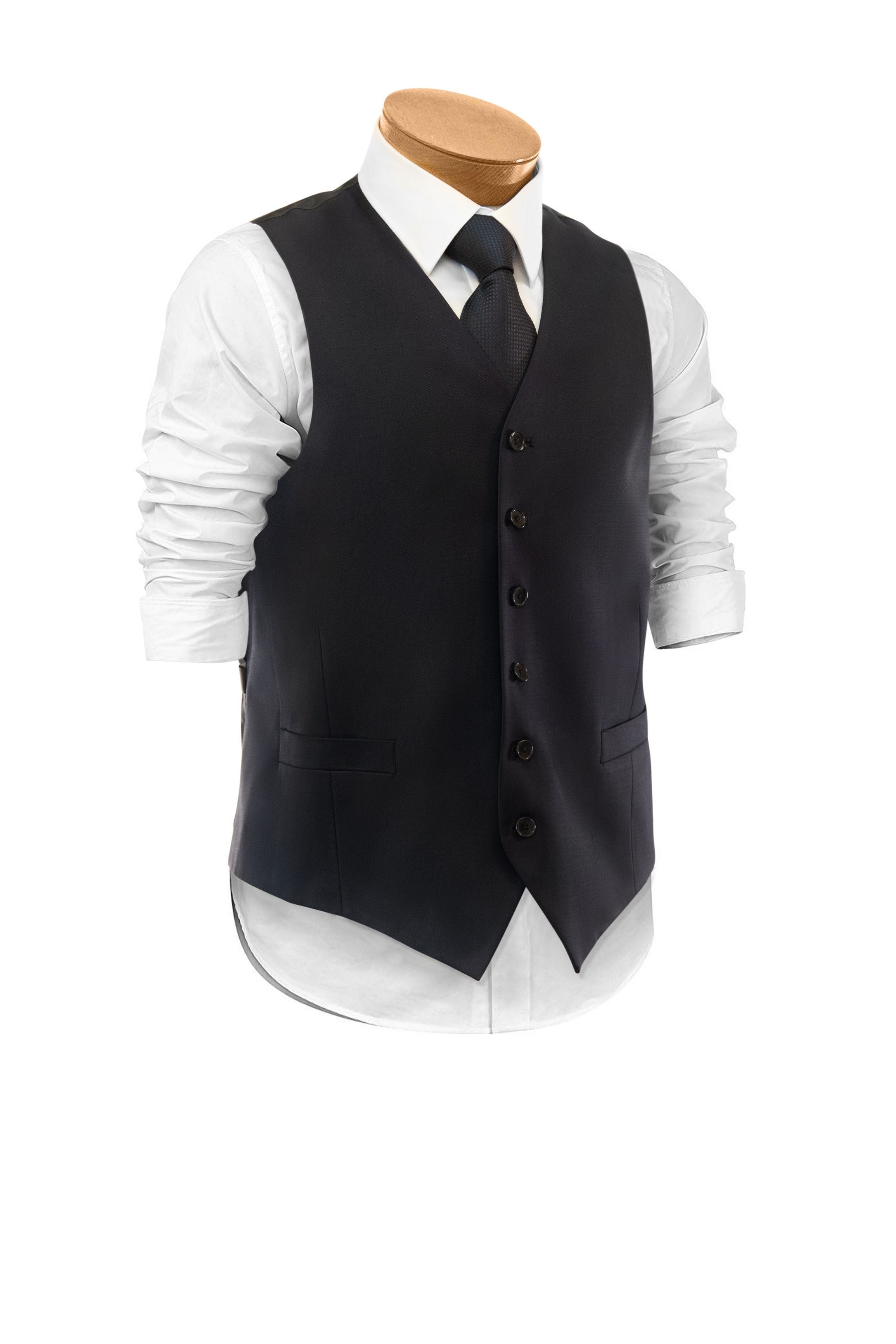 Lazarou Collezioni VEST Black - Mastroianni Fashions