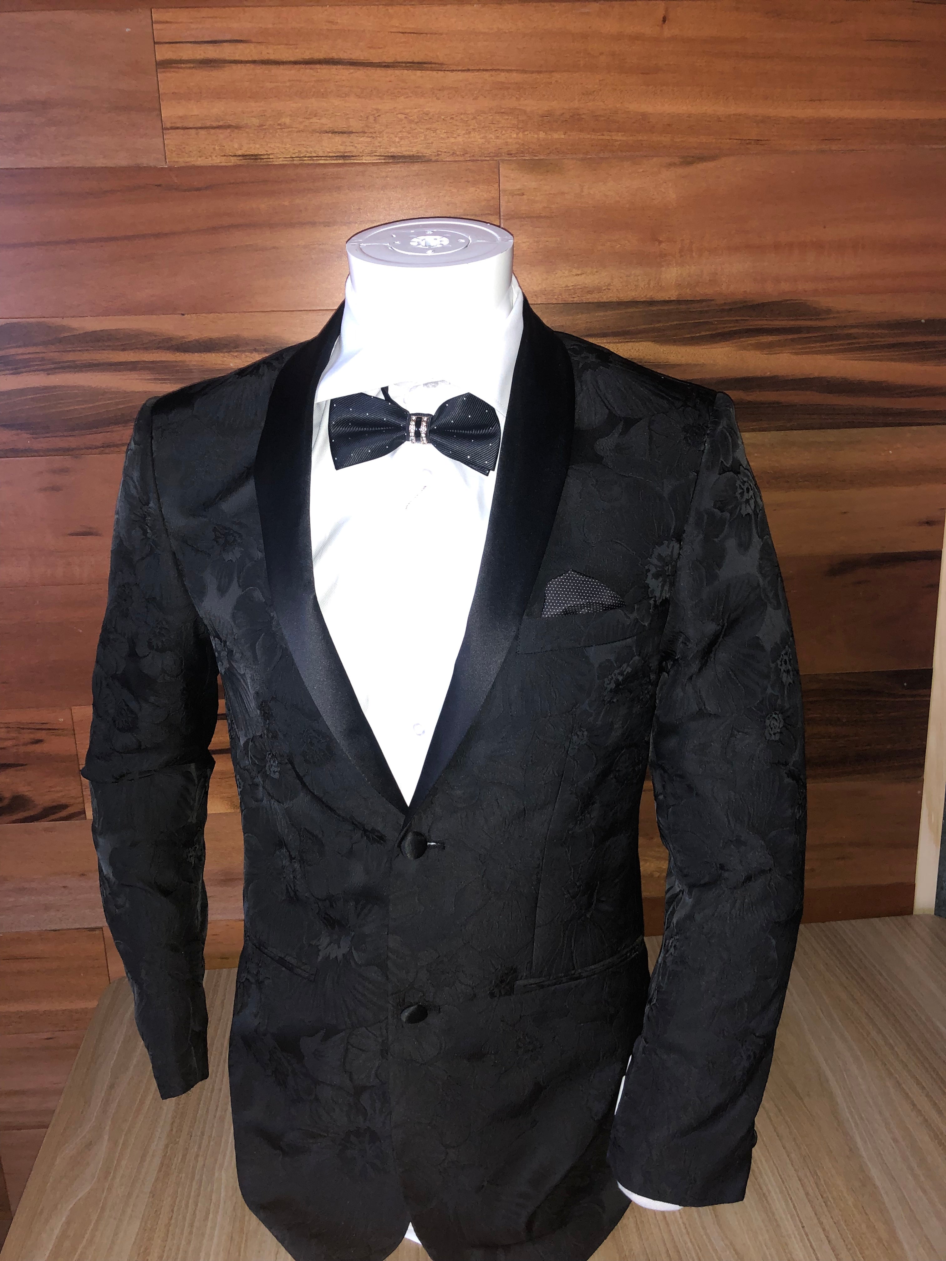 BLACK FLORAL JACKET