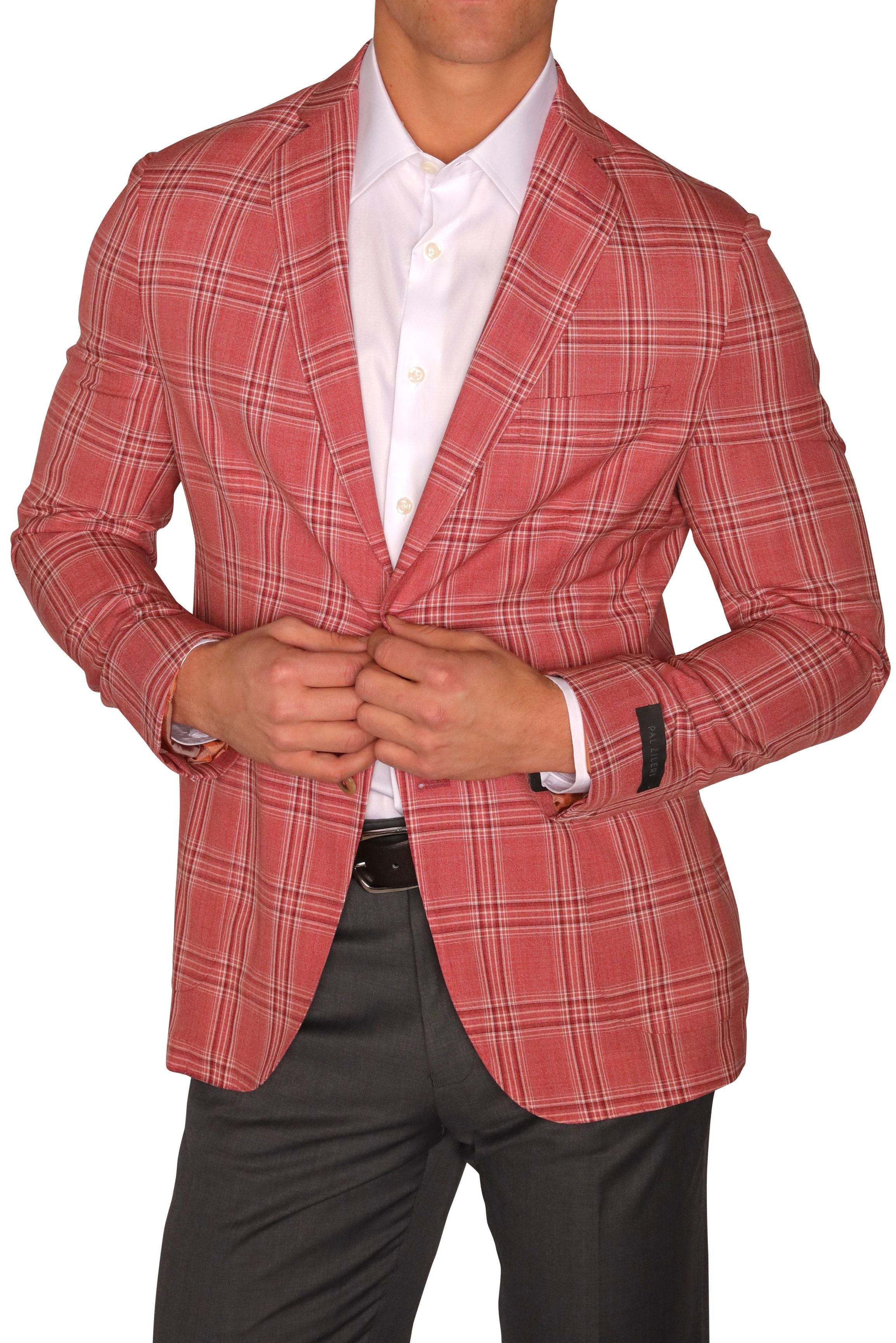 Pal Zileri Summer Jacket Bordeaux - Mastroianni Fashions
