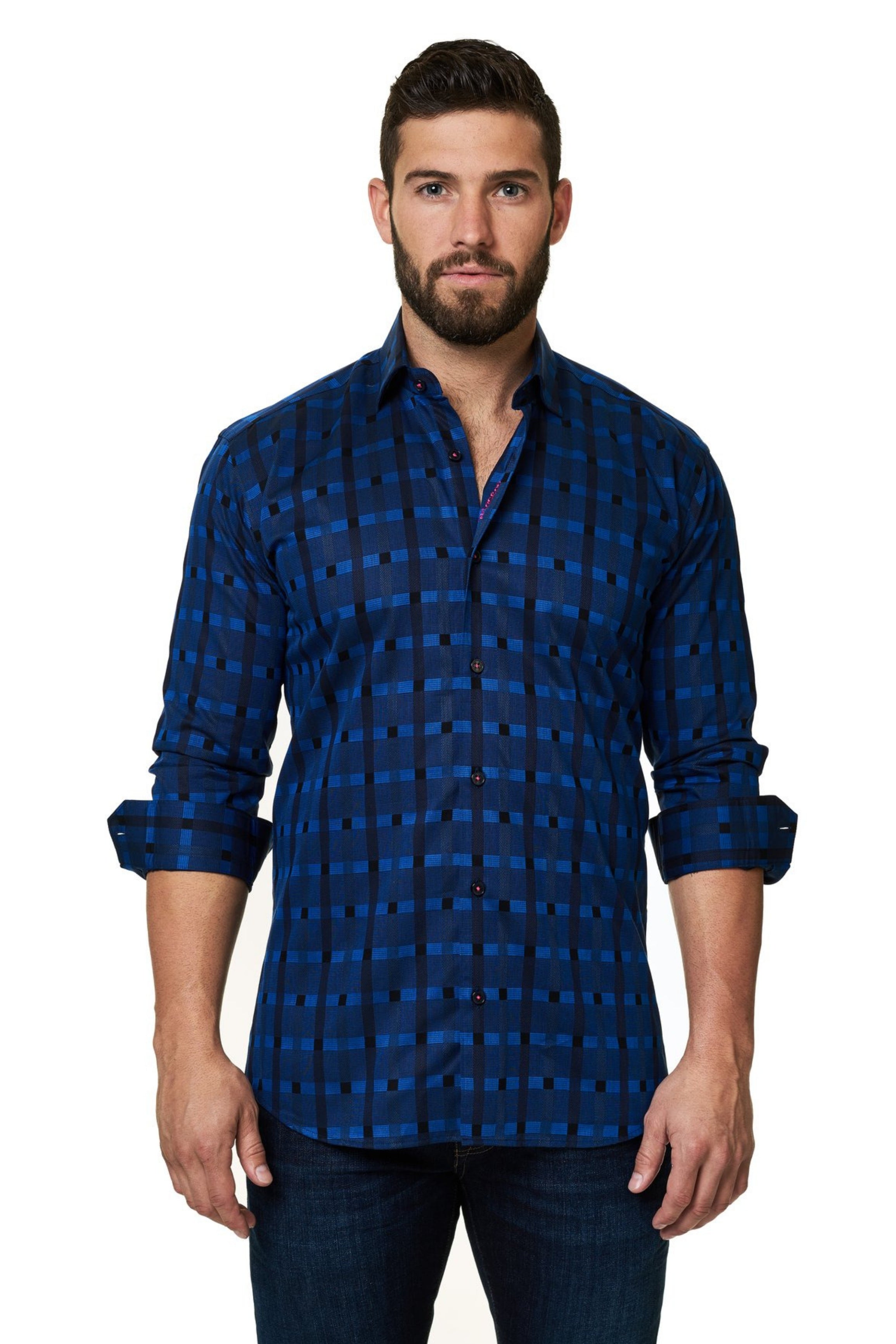 Maceoo Jet Hamlet Casual Shirt - Mastroianni Fashions