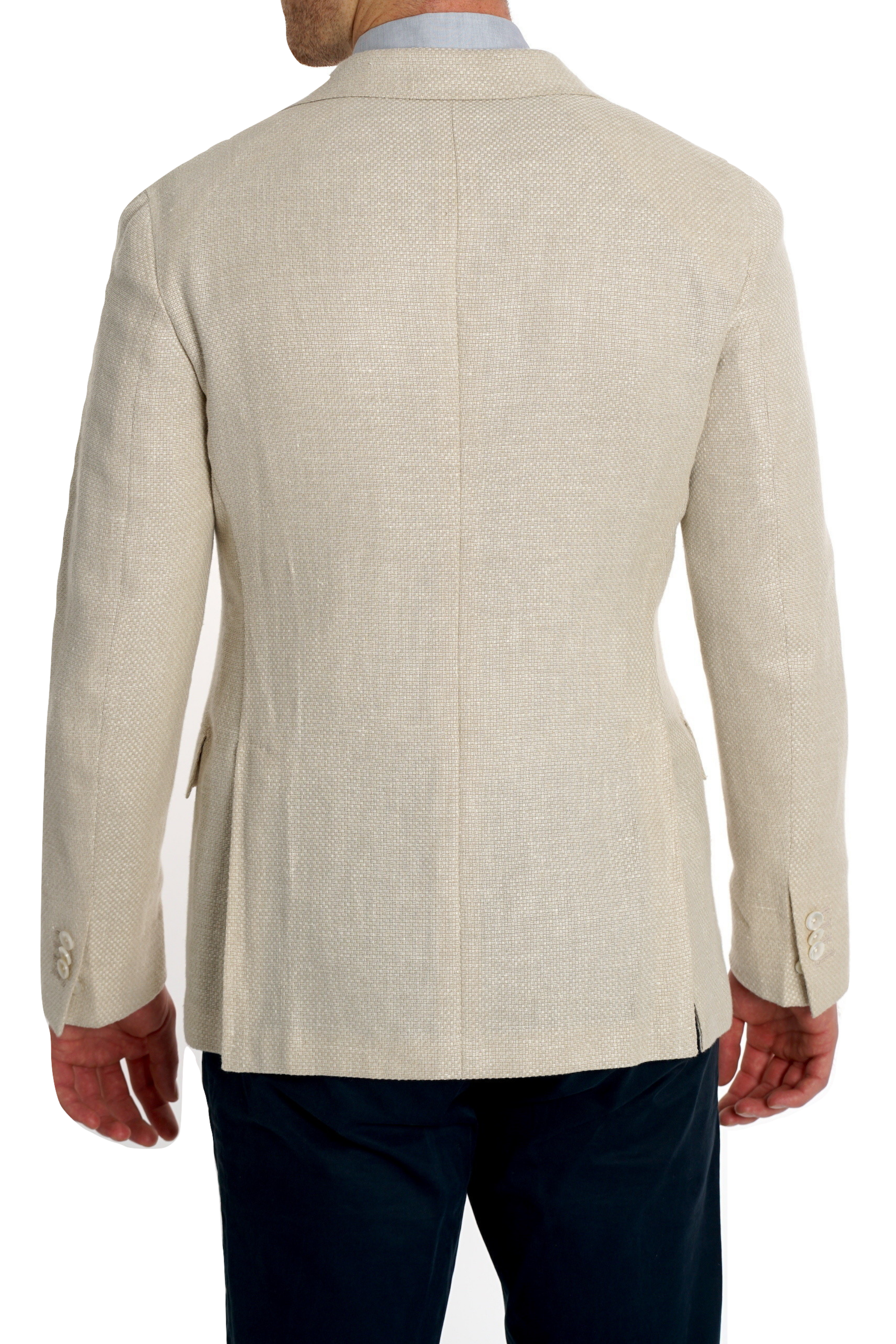 Pal Zileri Cream Summer Coat - Mastroianni Fashions