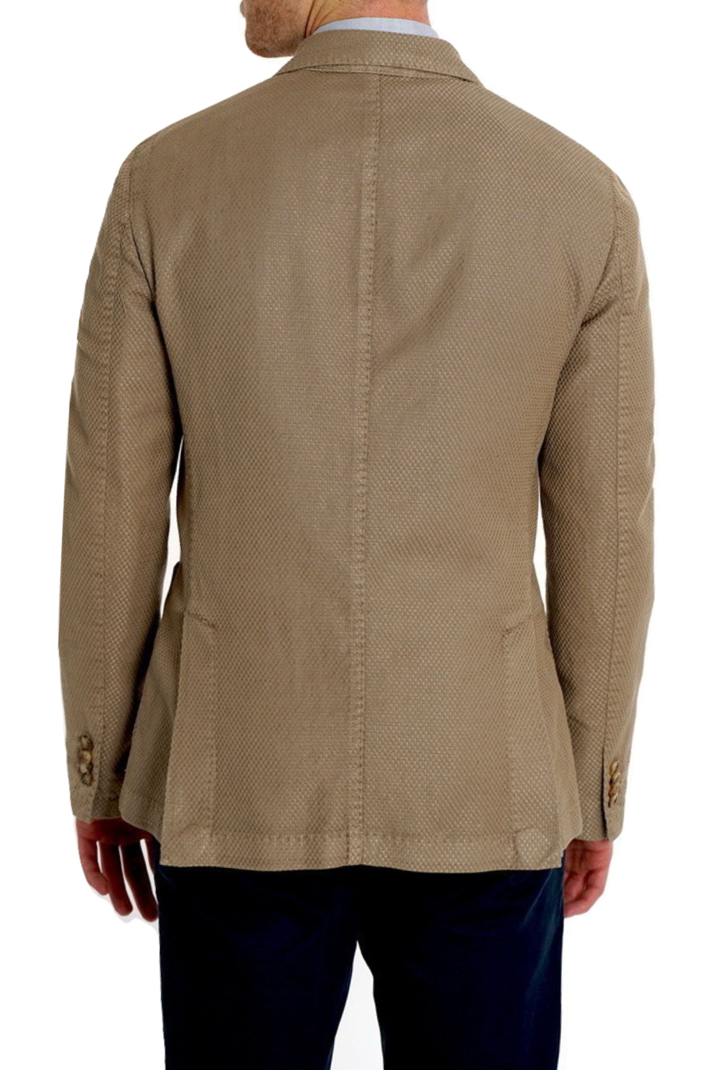 Paul Zileri Beige Retro Jacket - Mastroianni Fashions