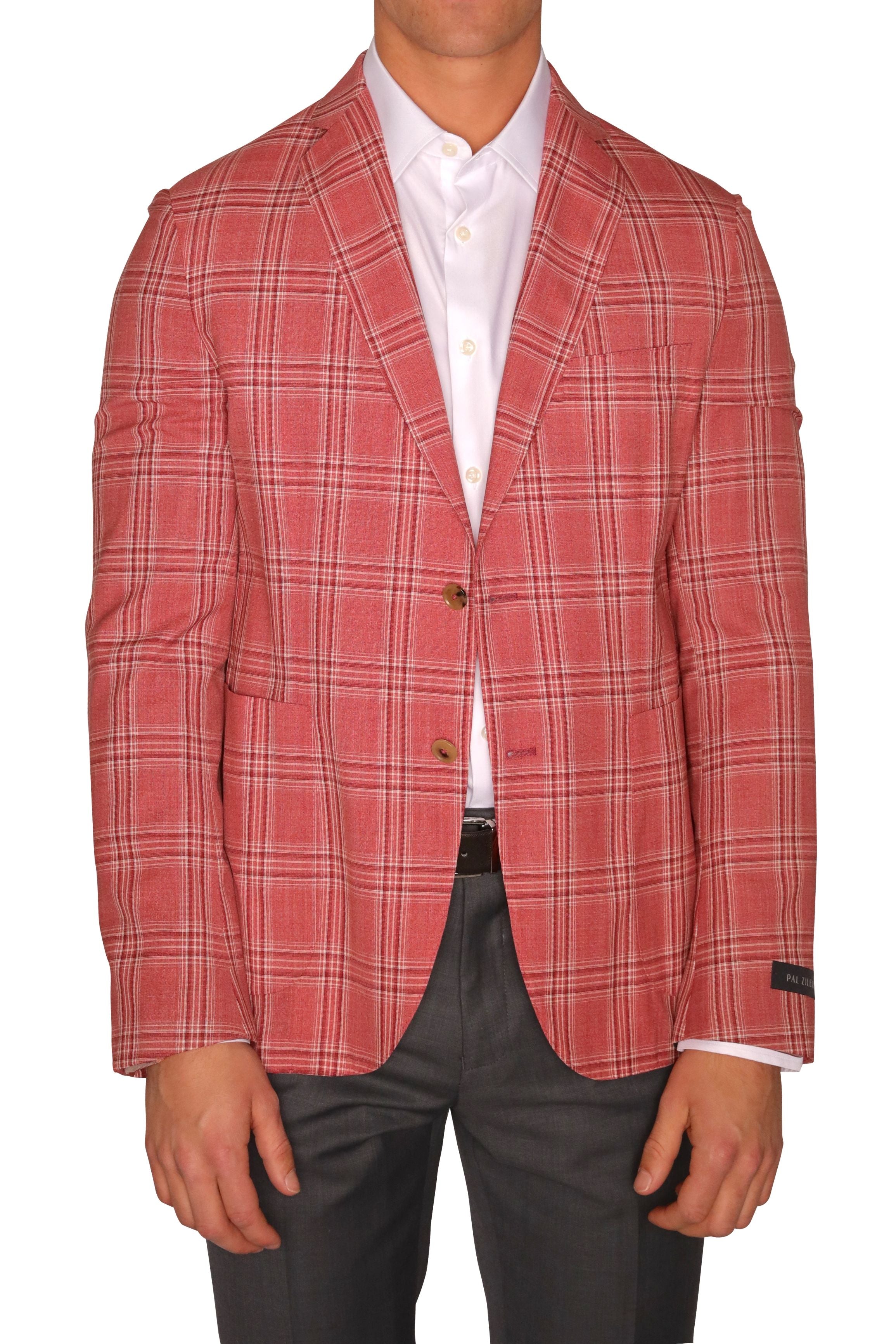 Pal Zileri Summer Jacket Bordeaux - Mastroianni Fashions