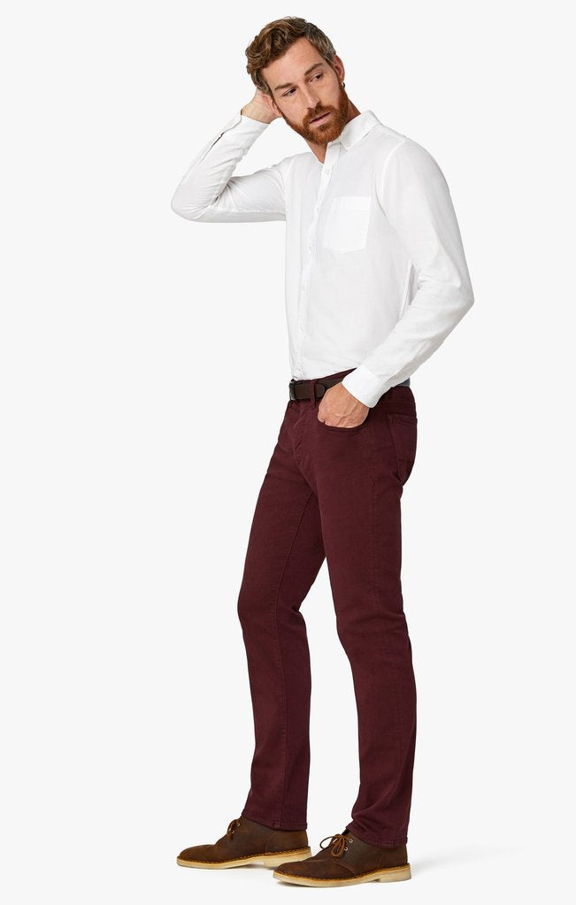 34 Heritage Jeans Cool Burgundy
