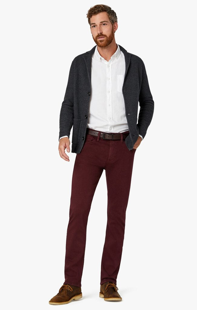 34 Heritage Jeans Cool Burgundy