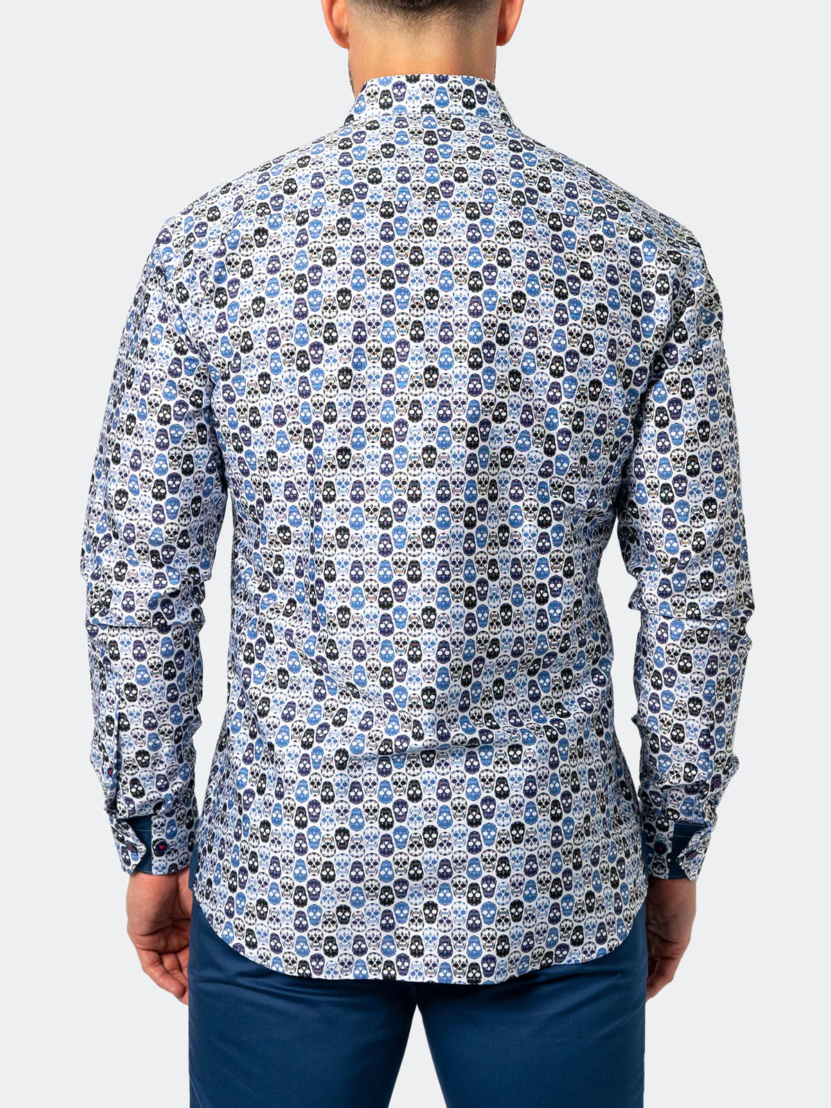 Maceoo- FIBONACCI SKULLSTACK BLUE