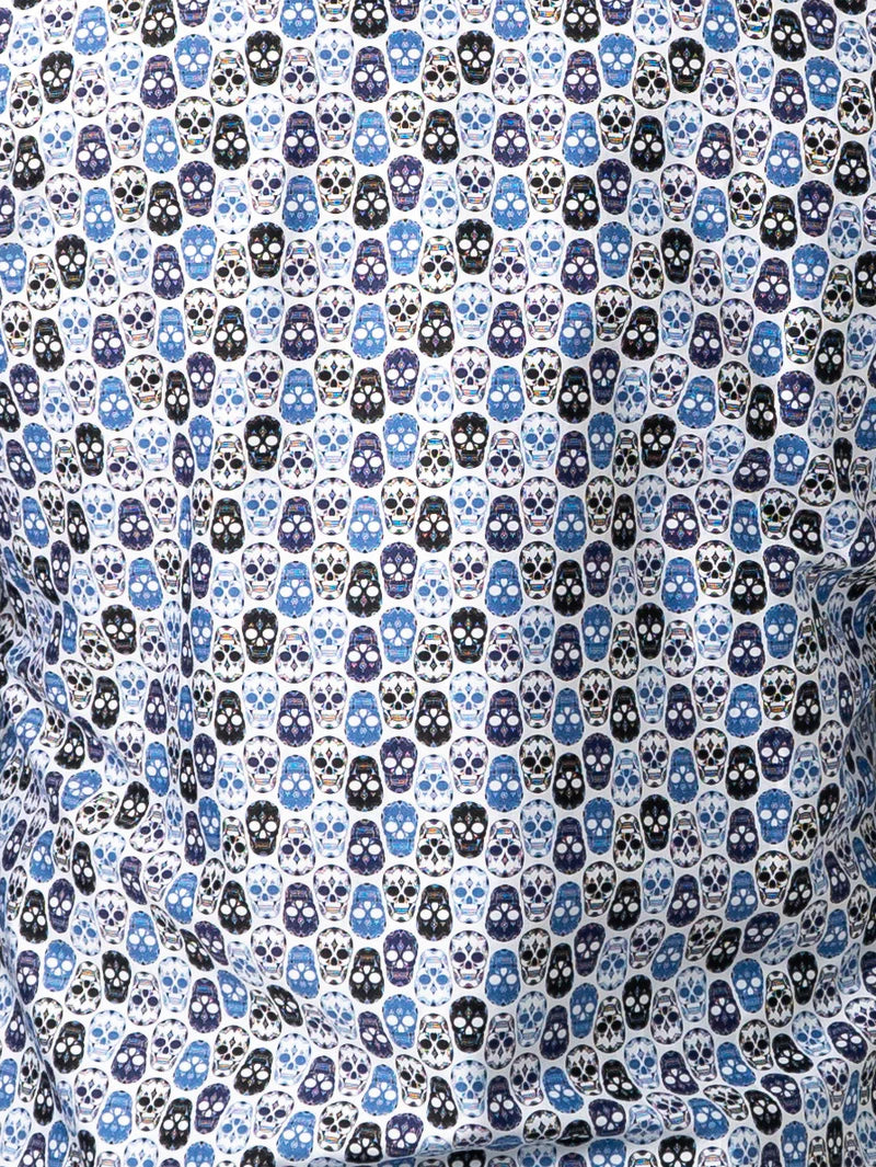 Maceoo- FIBONACCI SKULLSTACK BLUE