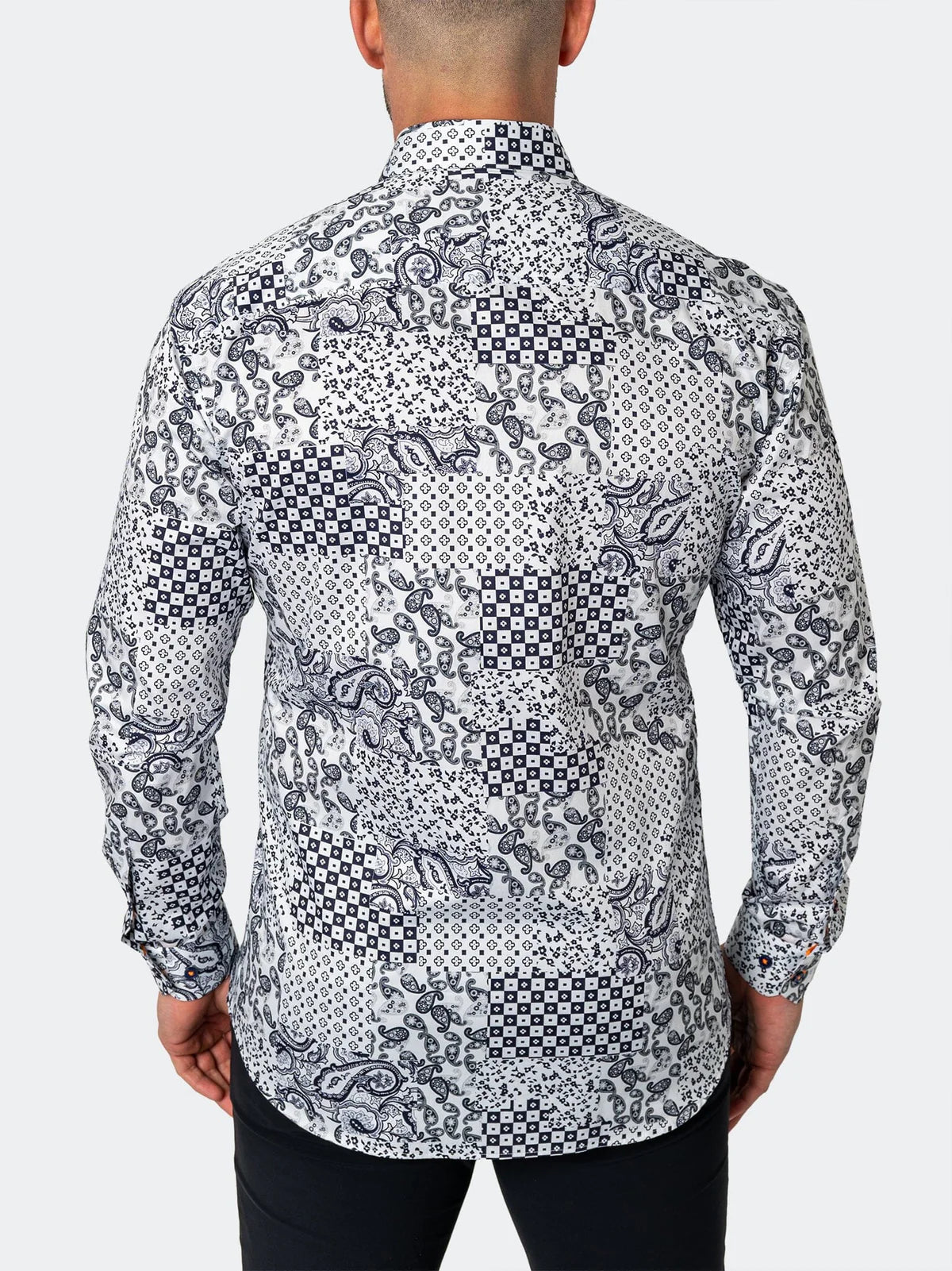 Maceoo- FIBONACCI PATCHES WHITE