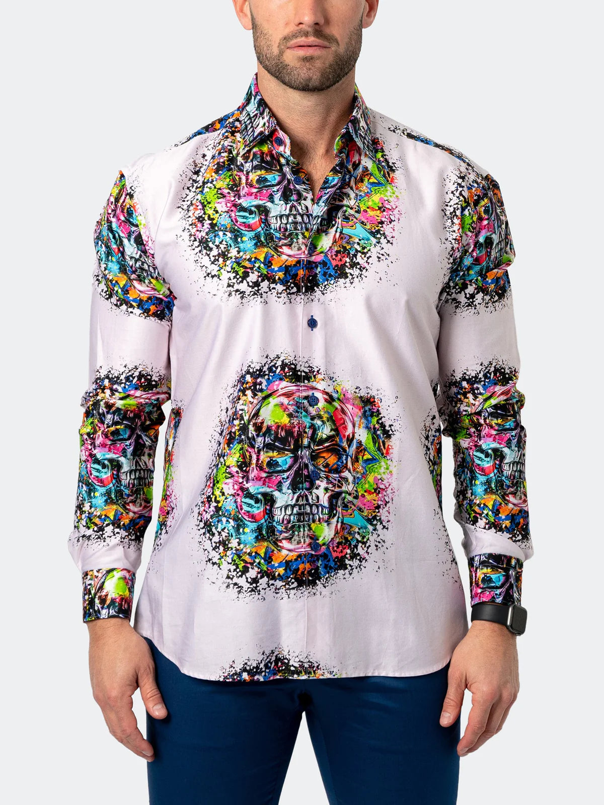 Maceoo- FIBONACCI SKULLTRIP WHITE