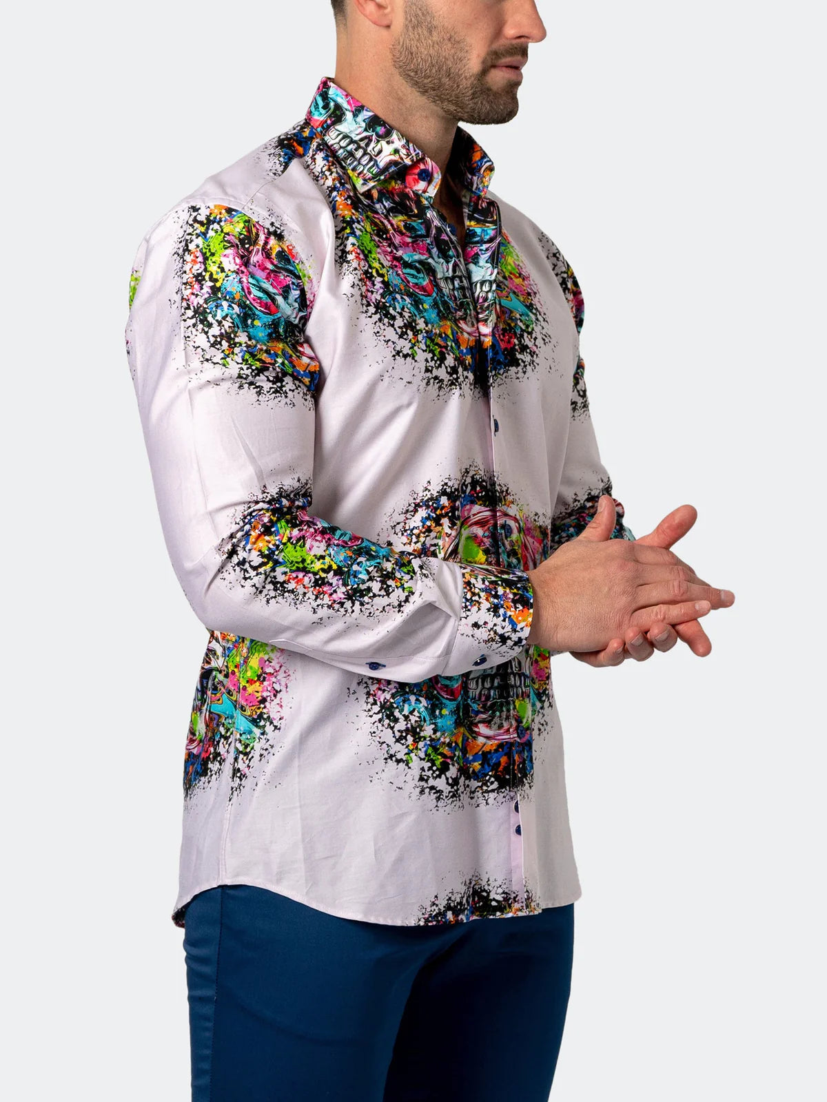 Maceoo- FIBONACCI SKULLTRIP WHITE