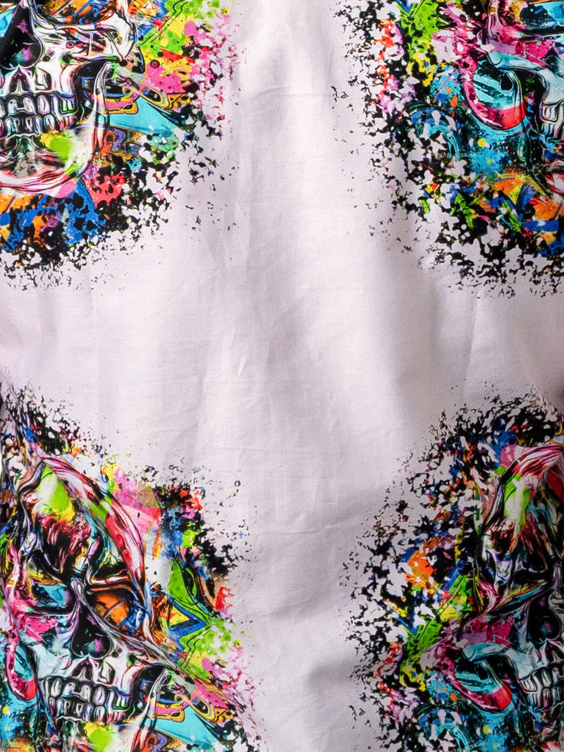 Maceoo- FIBONACCI SKULLTRIP WHITE