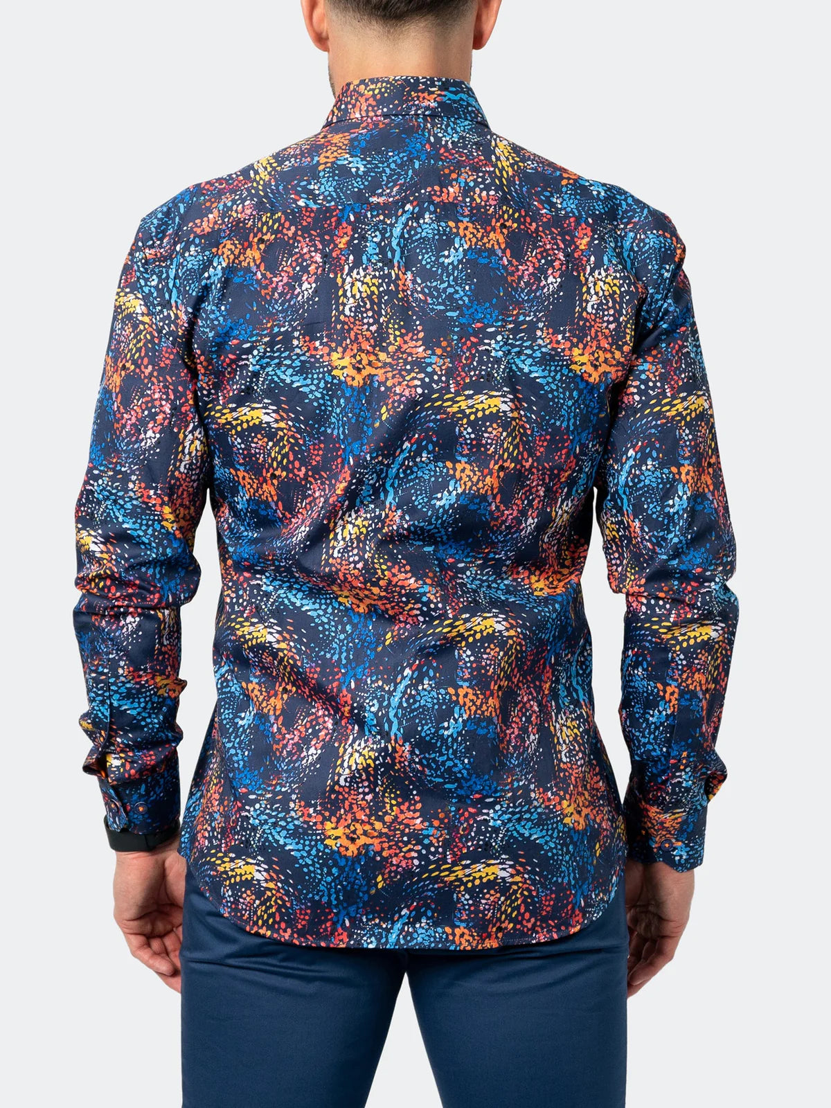 Maceoo- FIBONACCI PAINTSPALSH BLUE