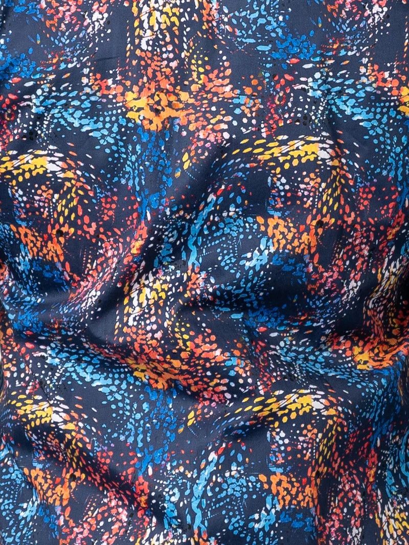Maceoo- FIBONACCI PAINTSPALSH BLUE