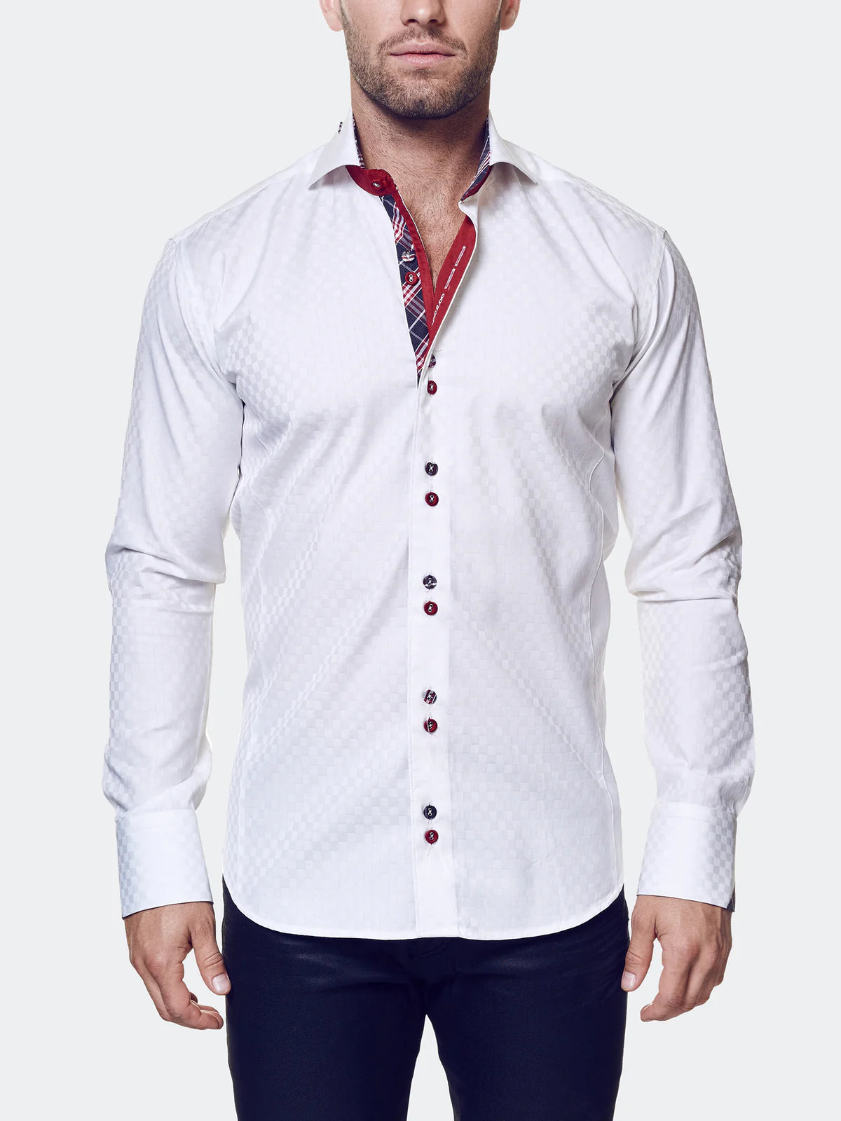 Maceoo- MINI PANAM SQUARE WHITE