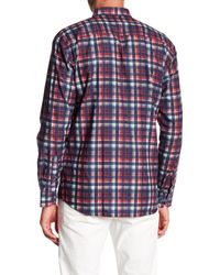 Maceoo Red Jean Check - Mastroianni Fashions