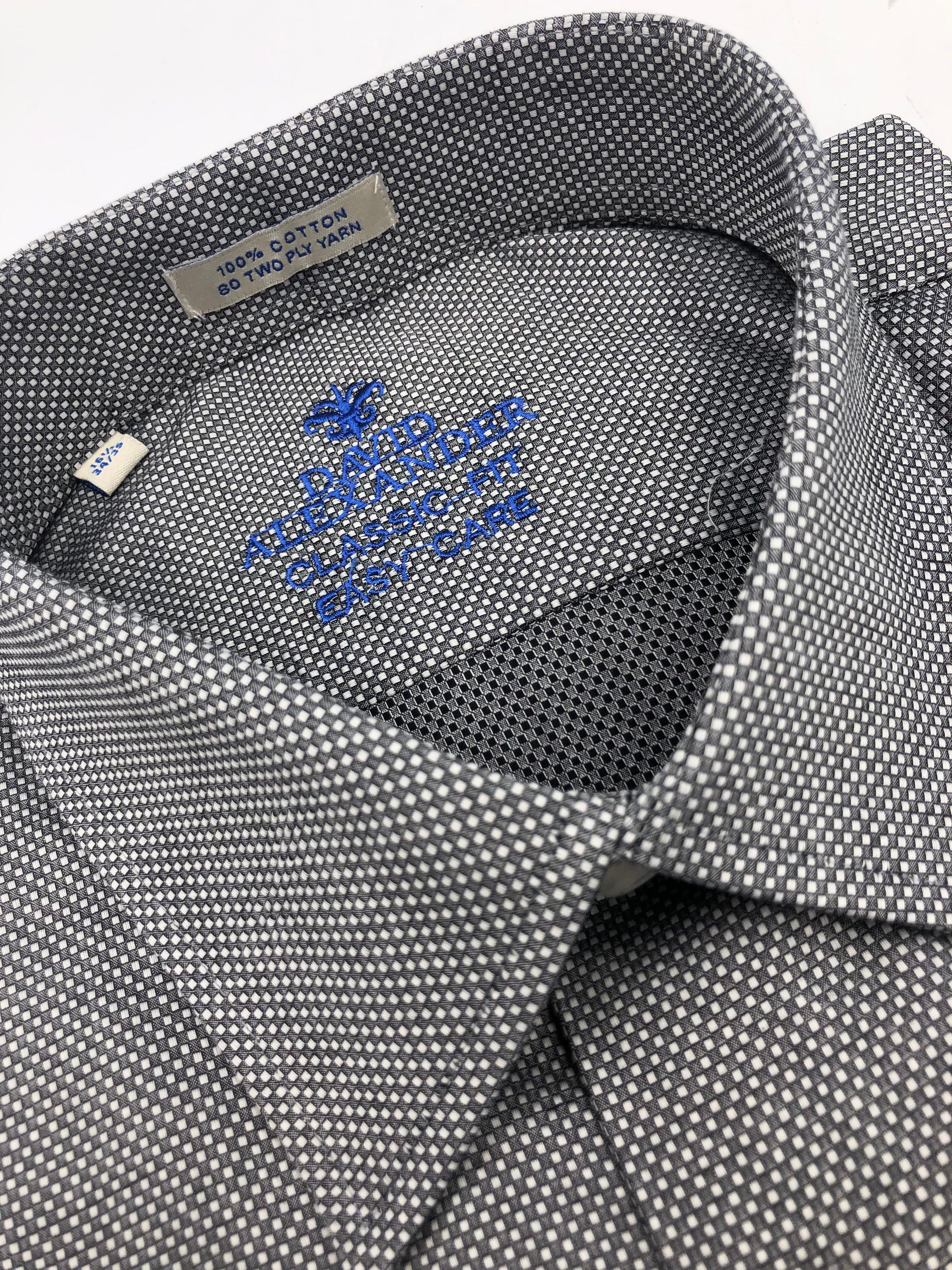 DAVID ALEXANDER 163-GREY/CHECK