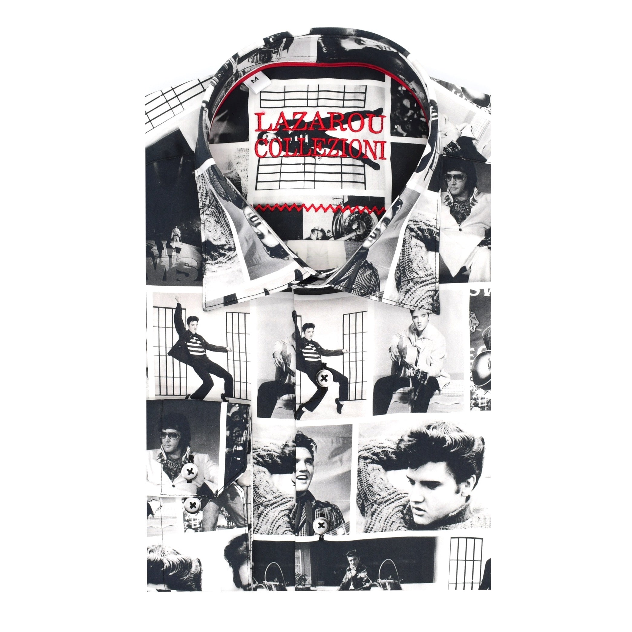 Elvis Black & White Shirt - Mastroianni Fashions