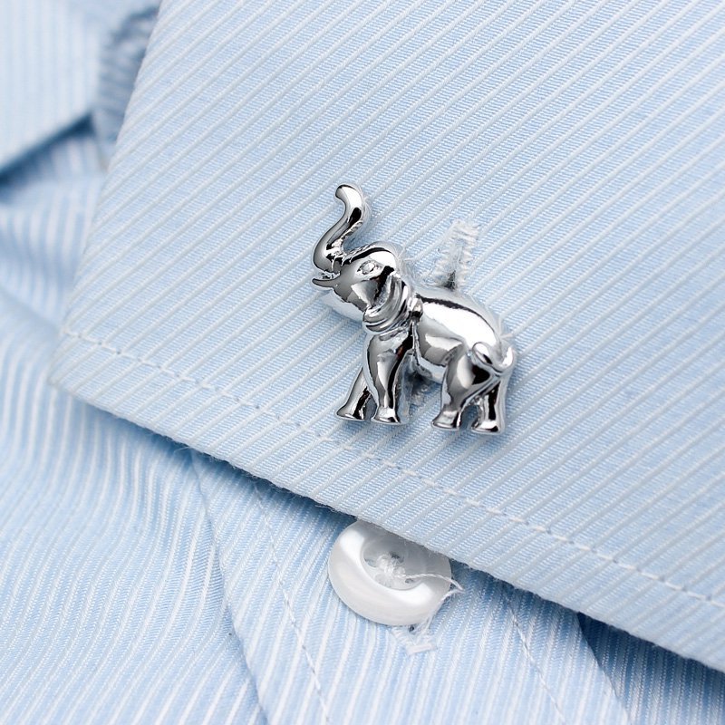 Elephant Cufflinks - Mastroianni Fashions