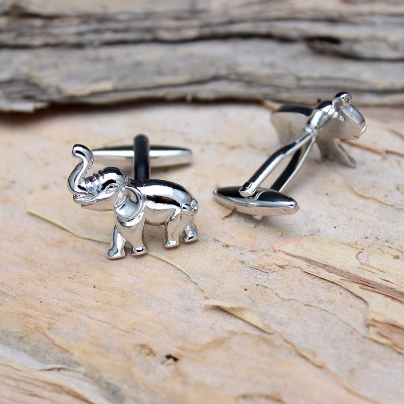 Elephant Cufflinks - Mastroianni Fashions