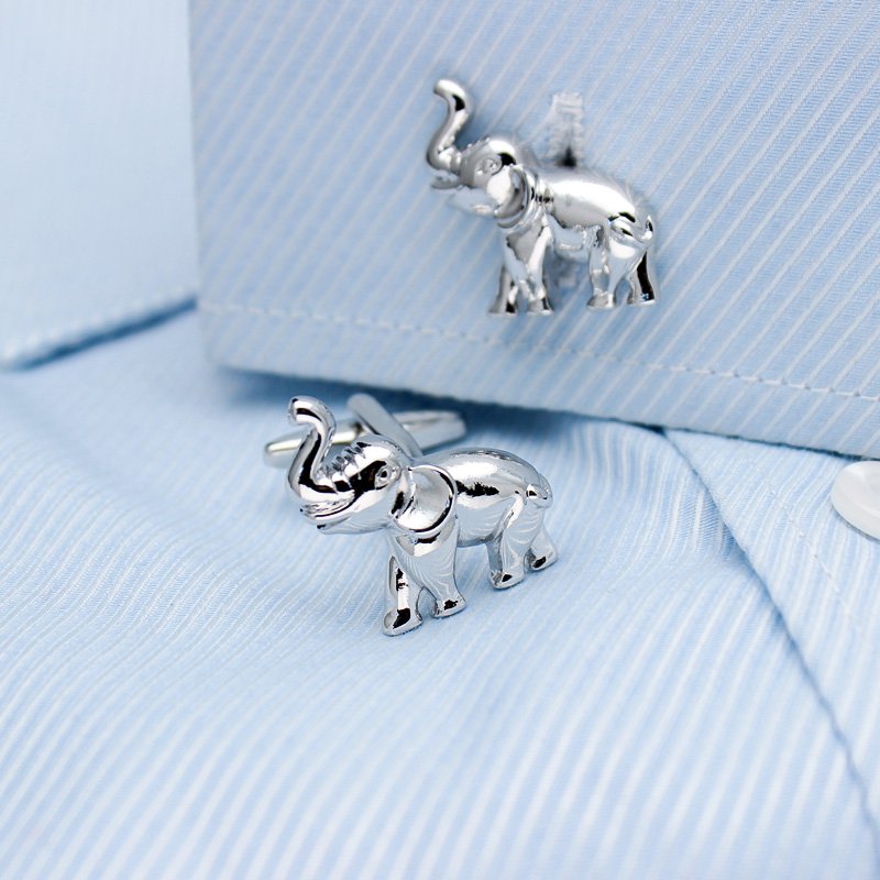 Elephant Cufflinks - Mastroianni Fashions