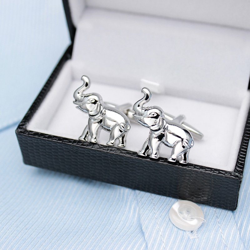 Elephant Cufflinks - Mastroianni Fashions