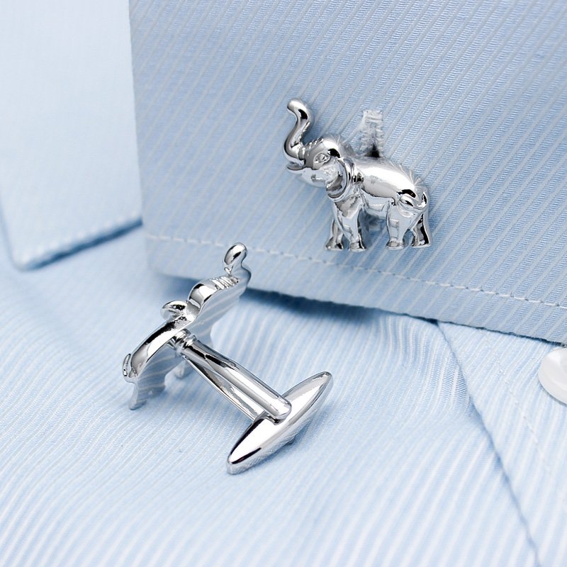 Elephant Cufflinks - Mastroianni Fashions