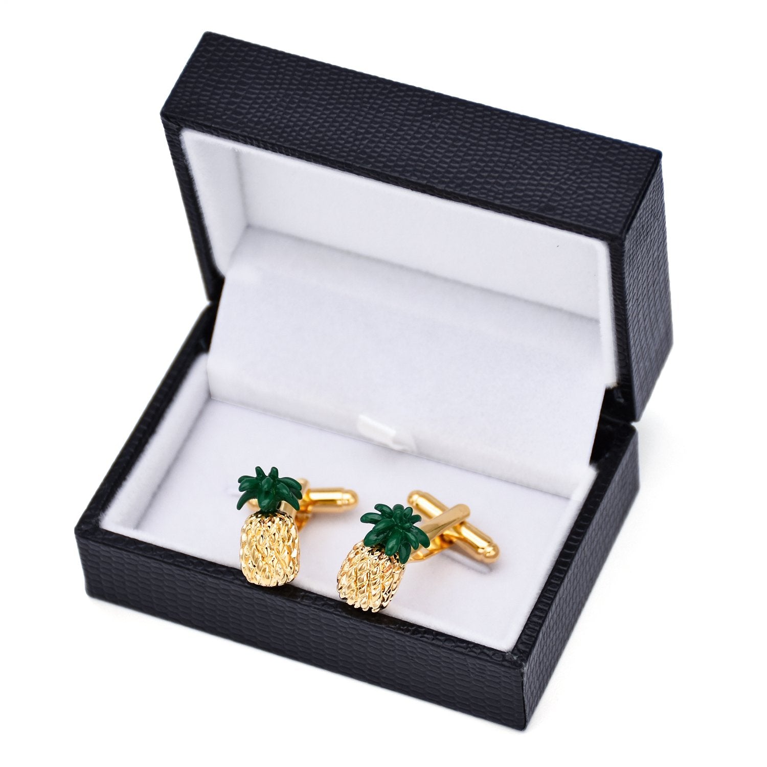 Golden Pineapple Cufflinks - Mastroianni Fashions