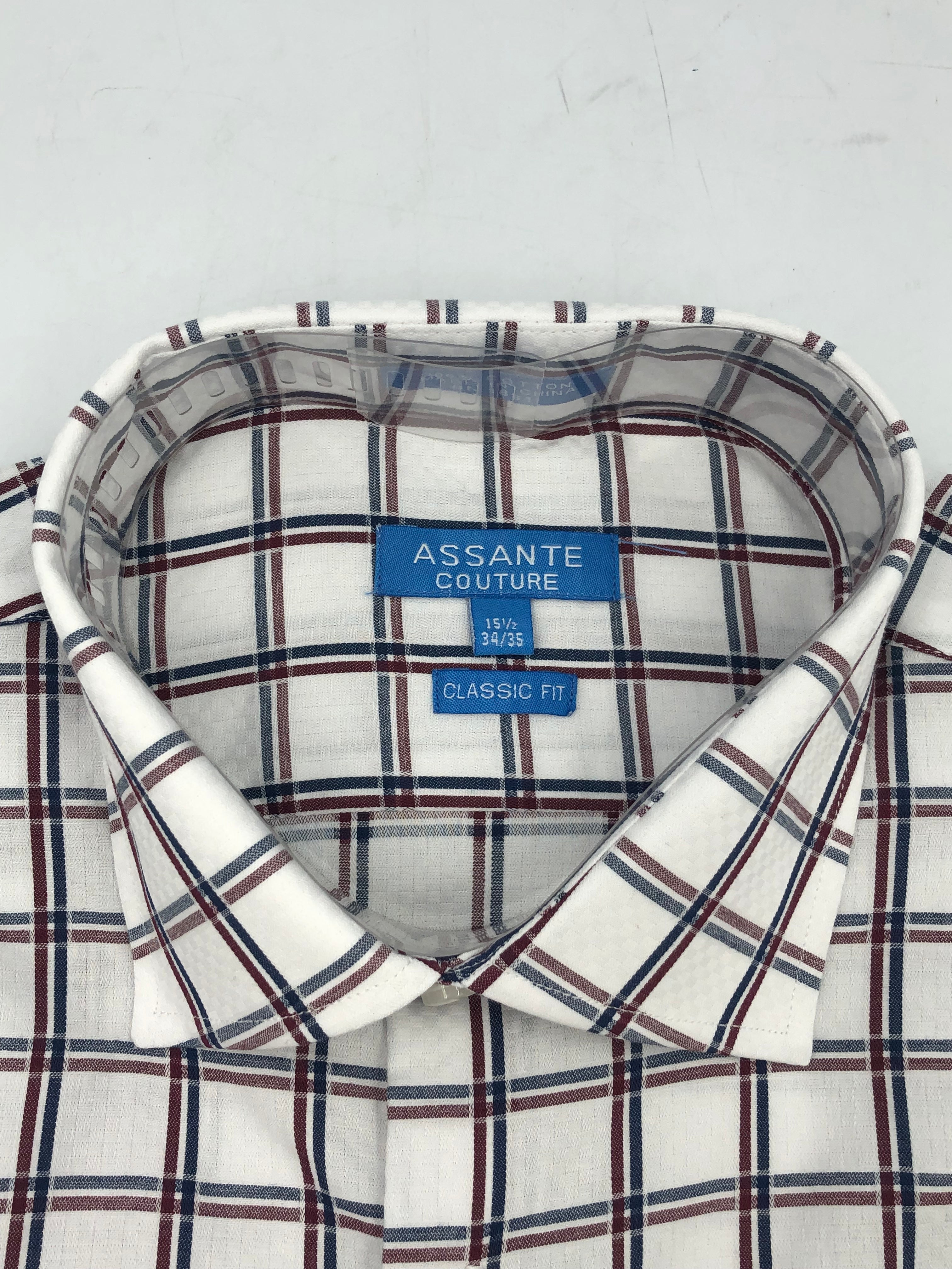 ASSANTE 952-RED PLAID
