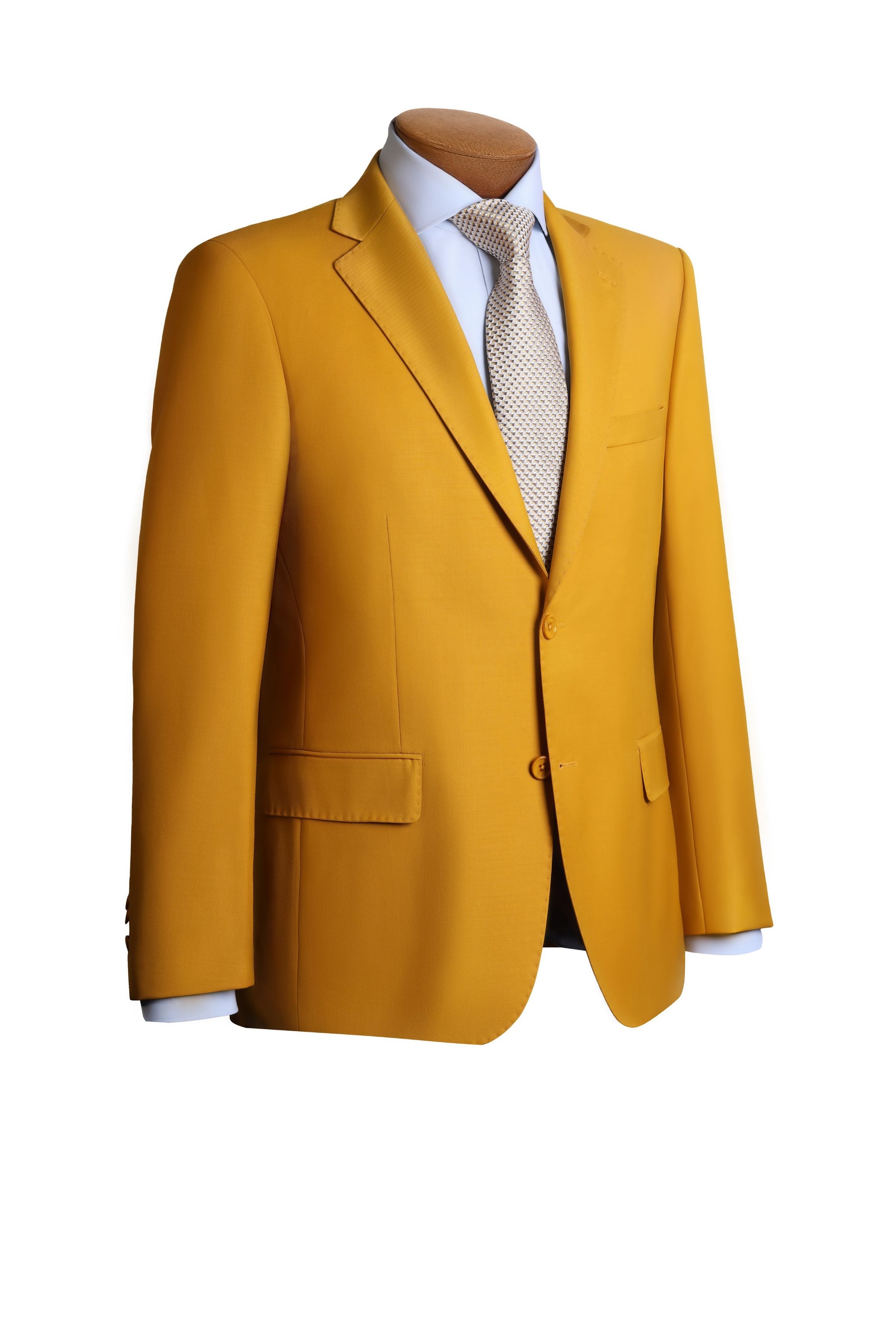 Lazarou Yellow Modern Fit Suit - Mastroianni Fashions