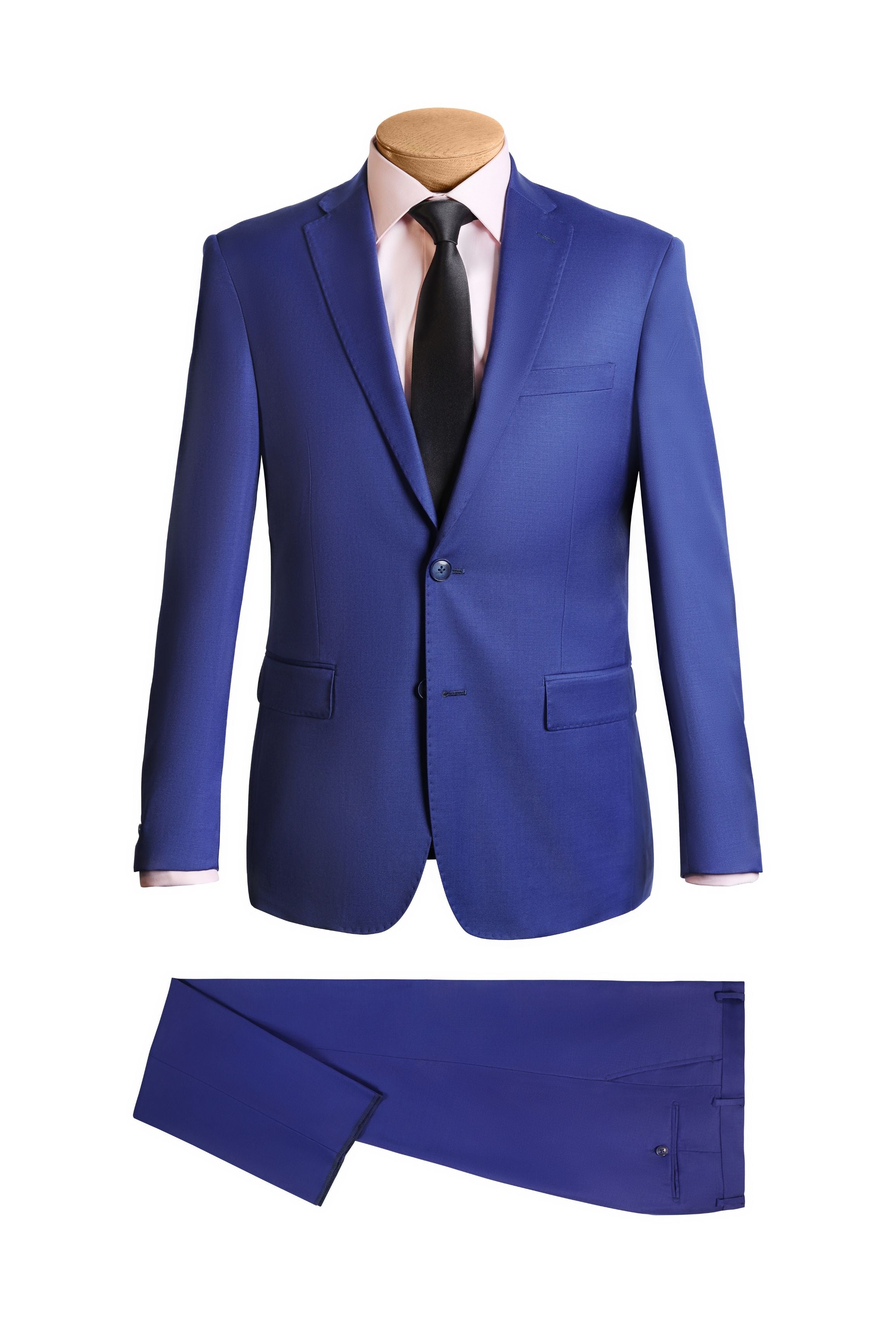 Lazarou Light Blue Modern Suit - Mastroianni Fashions