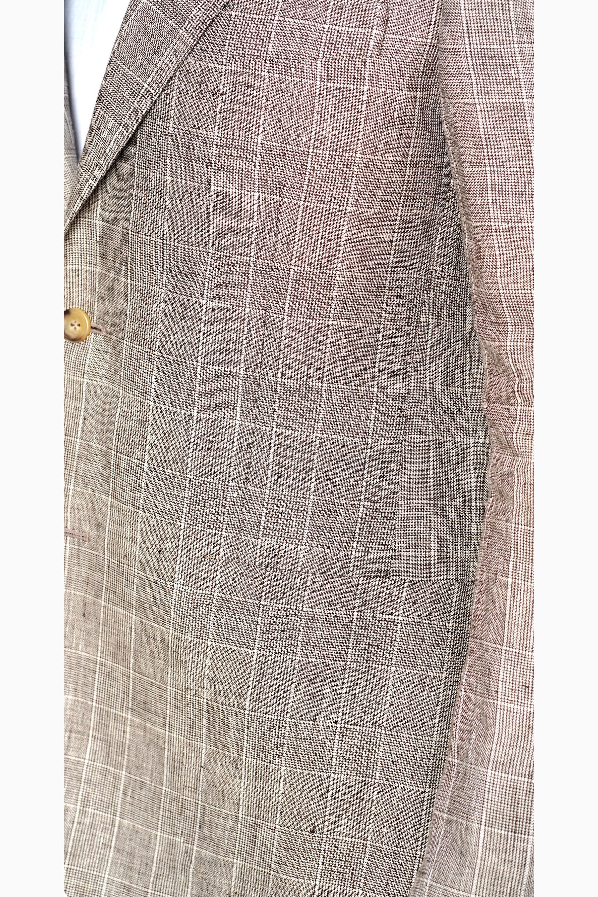 Pal Zileri Plad Grey Summer Jacket - Mastroianni Fashions