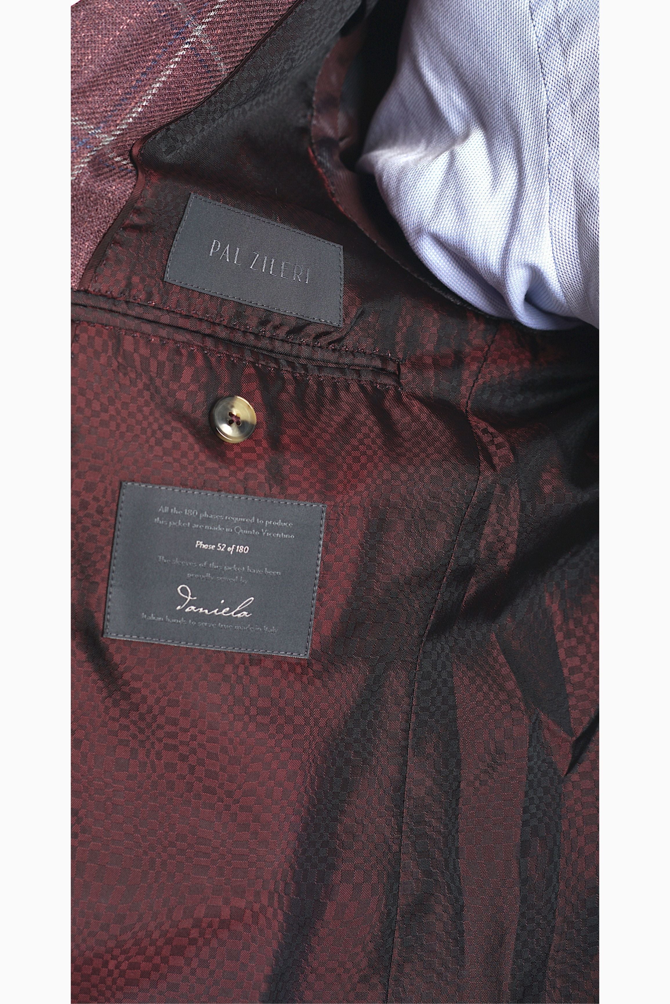 Pal Zileri Plaid Indigo Sport Jacket - Mastroianni Fashions
