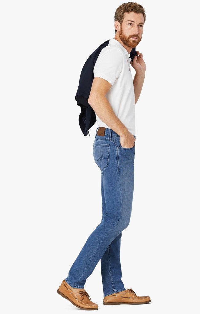 34 Heritage Indigo Plaid Courage Jeans - Mastroianni Fashions